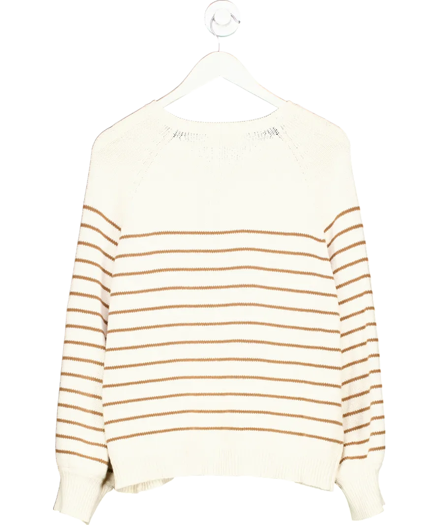 Sezane Cream Léontine Jumper UK XXL
