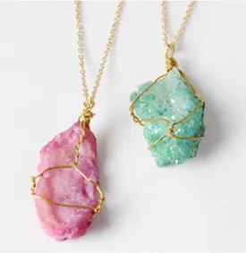 Shimmery Crystal Necklace