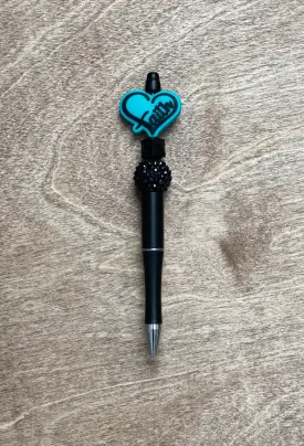 Shimmery Faith Beaded Pen