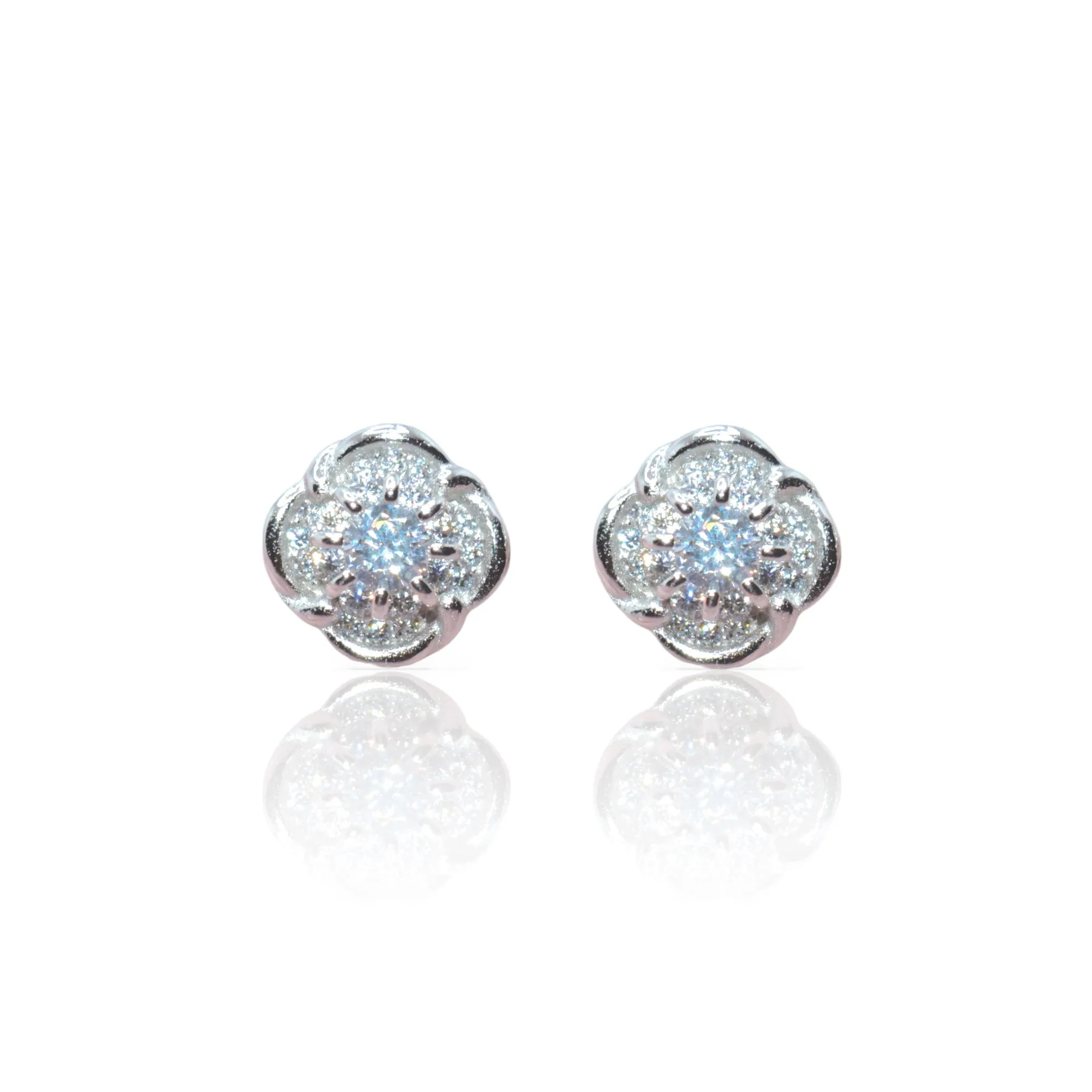 Shimmery Flower Earring