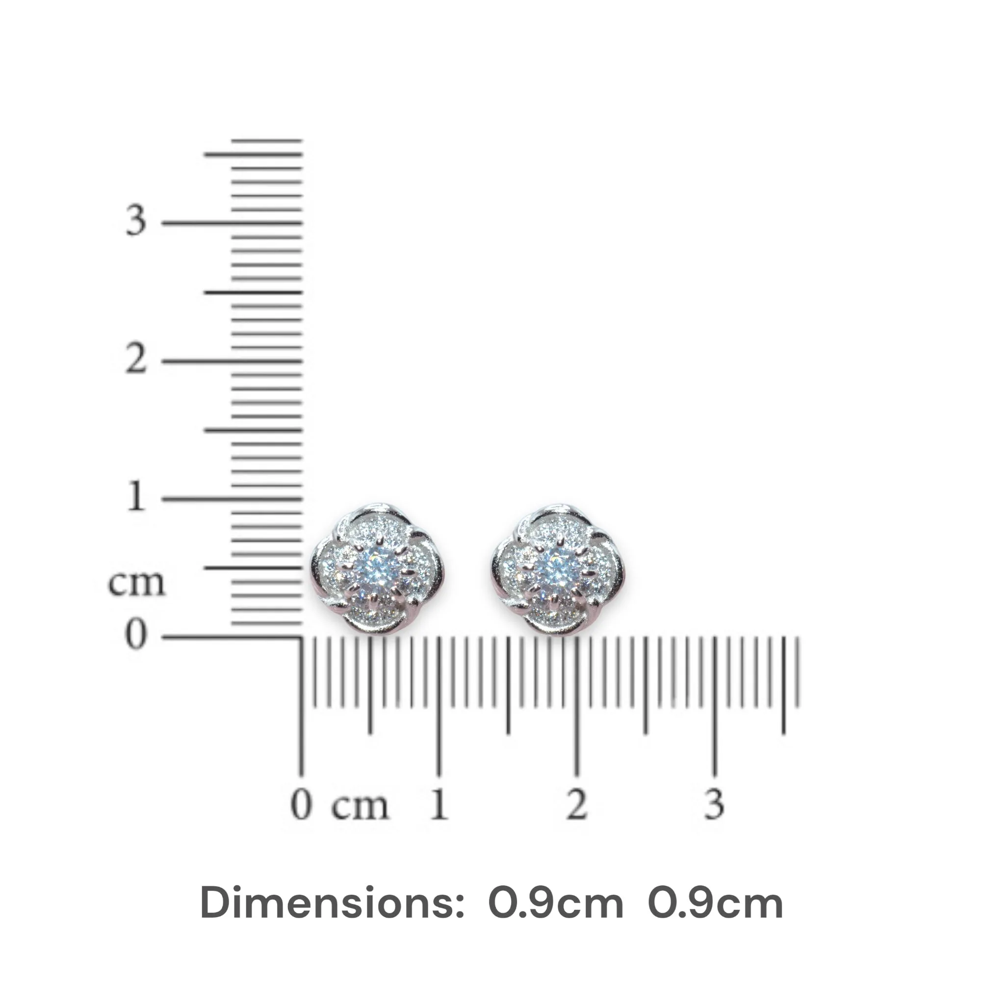Shimmery Flower Earring