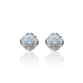 Shimmery Flower Earring