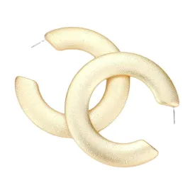 Shimmery Hoop Earrings (Pair)