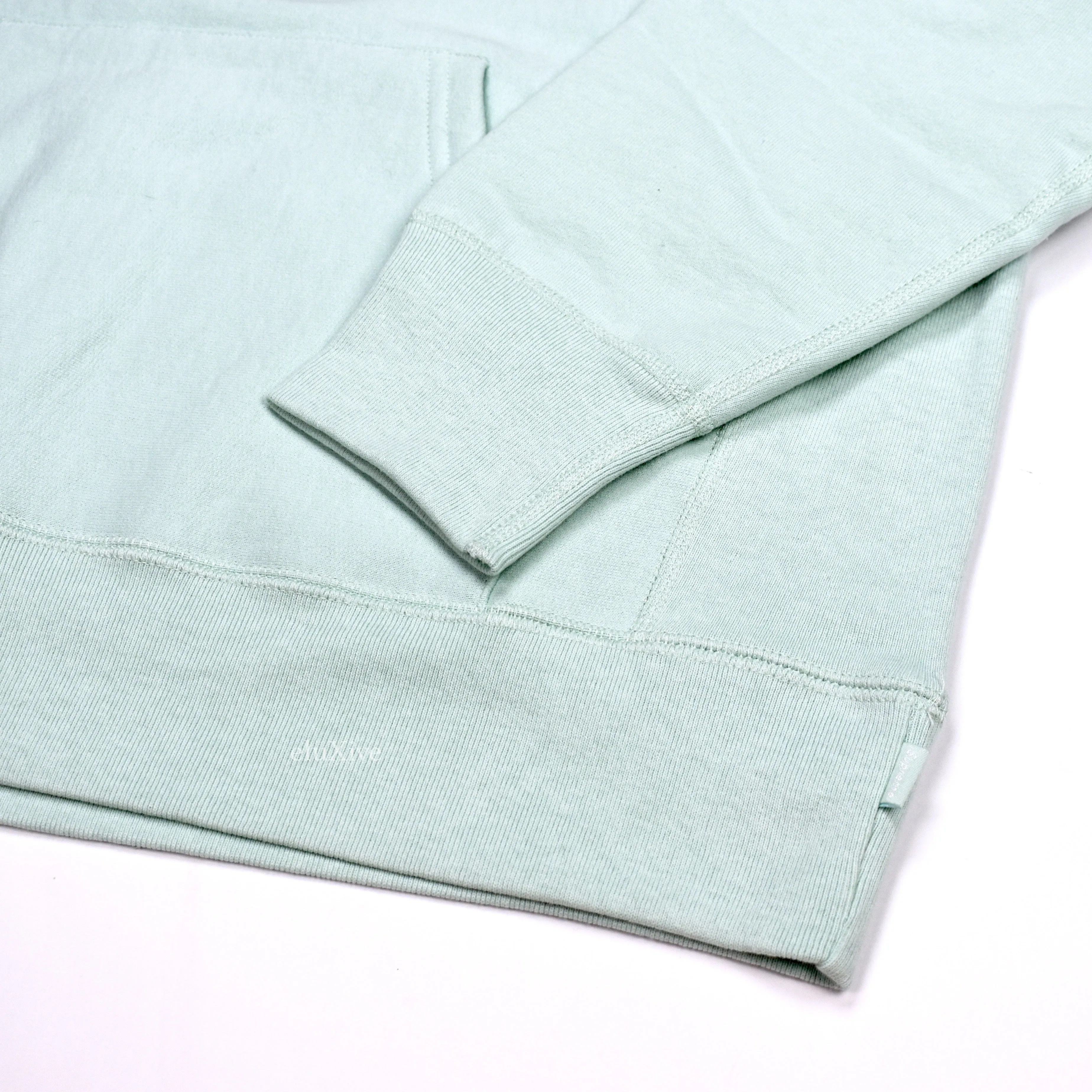Supreme - Ice Blue Centerpiece Logo Hoodie