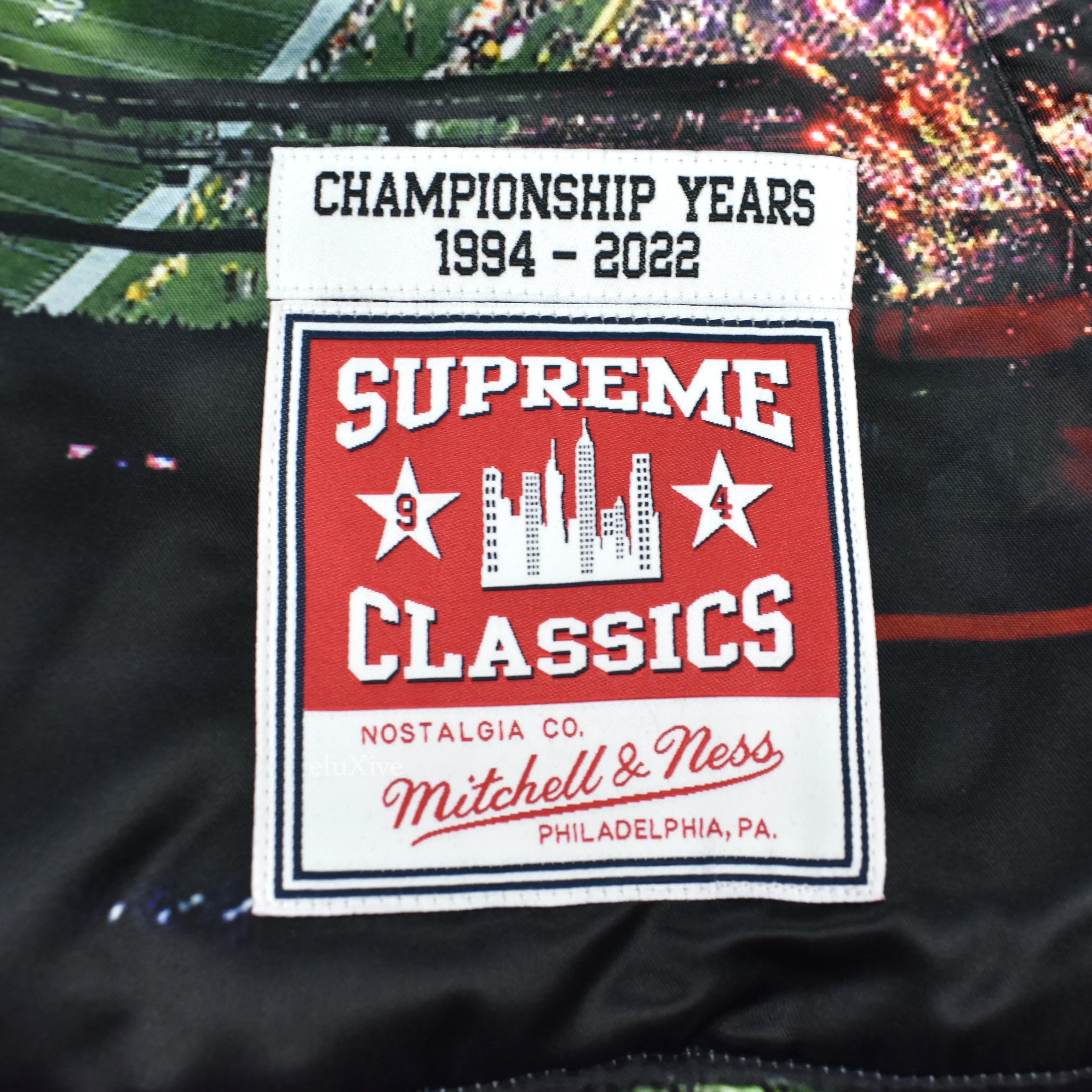 Supreme x Mitchell & Ness - Blimp Logo Stadium Jacket