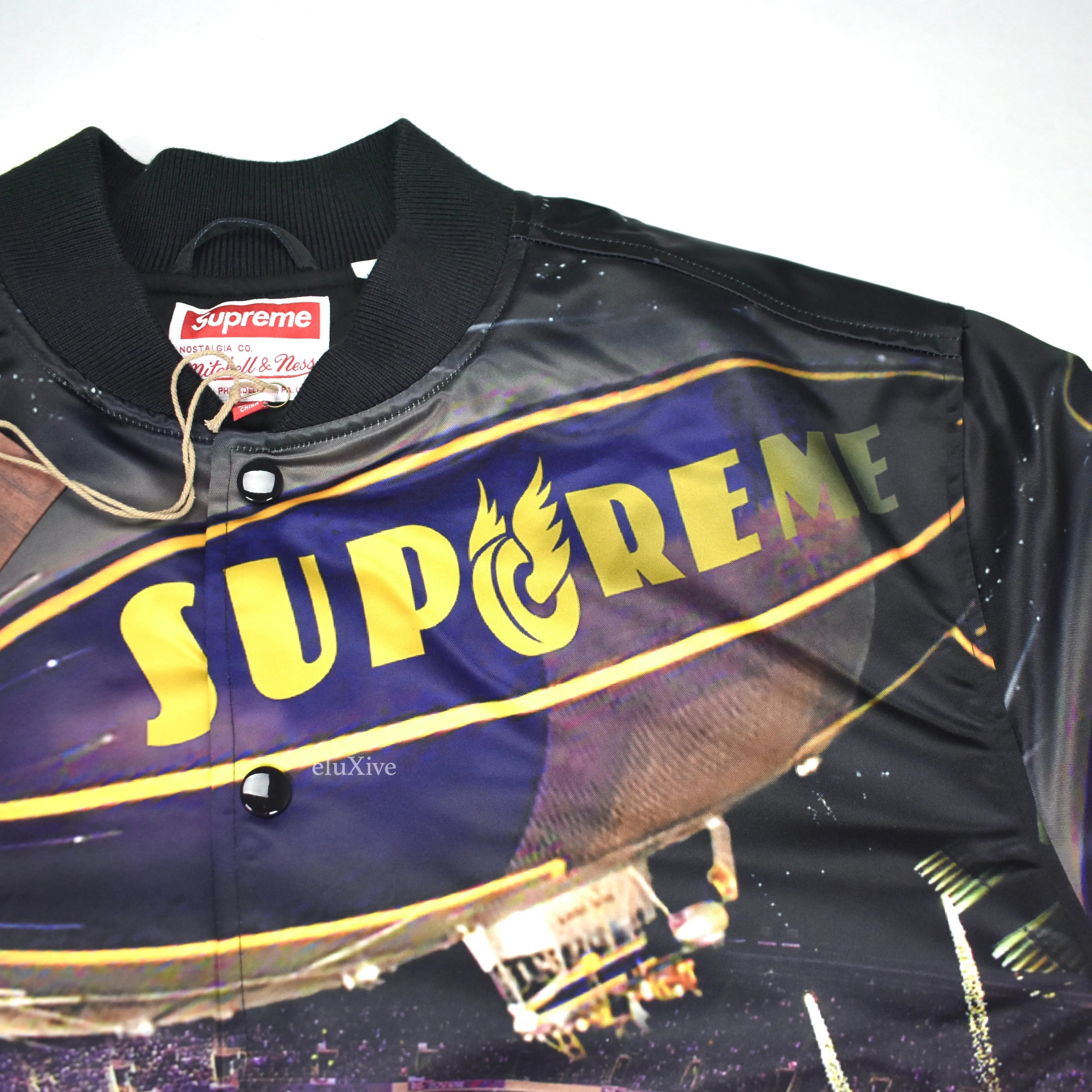 Supreme x Mitchell & Ness - Blimp Logo Stadium Jacket
