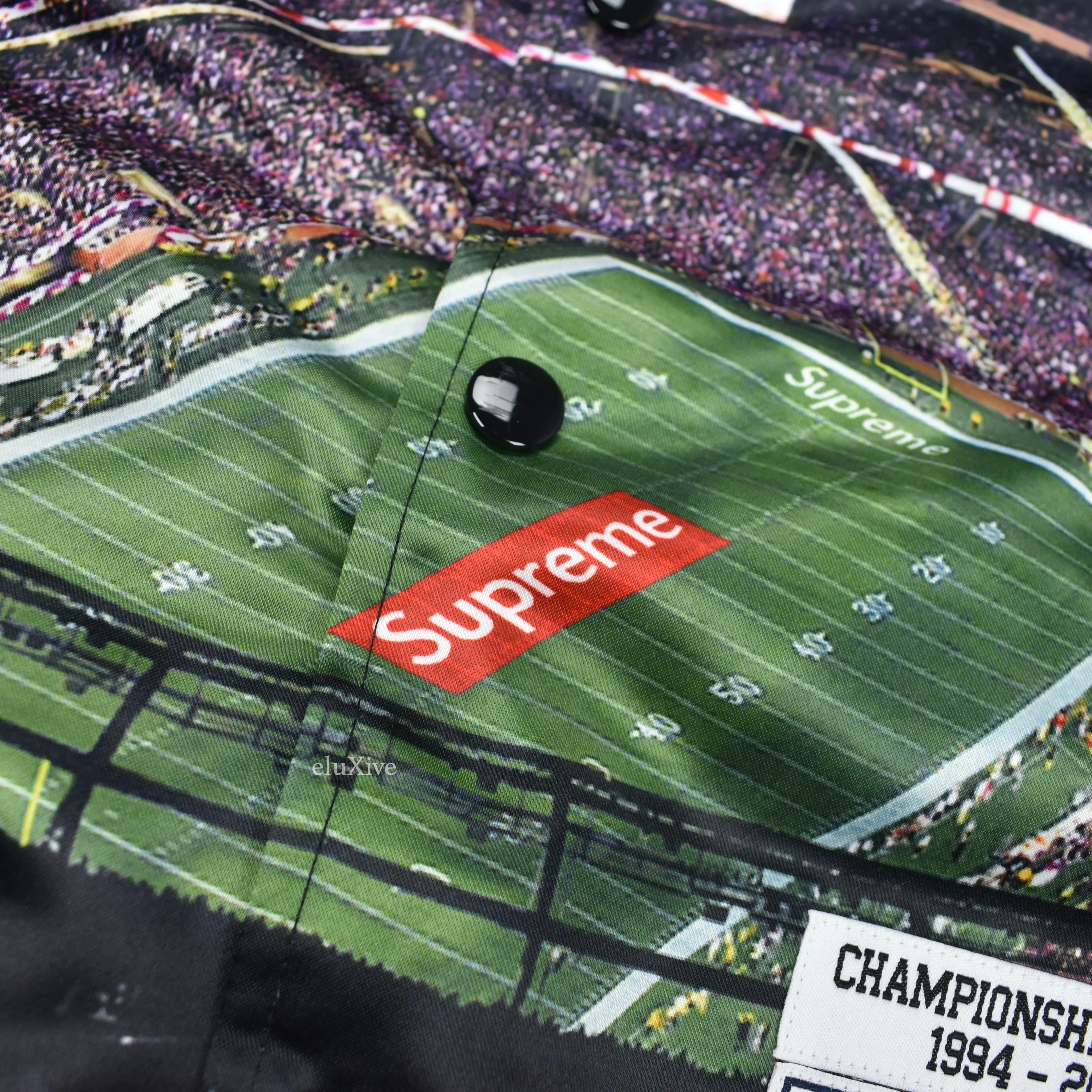 Supreme x Mitchell & Ness - Blimp Logo Stadium Jacket