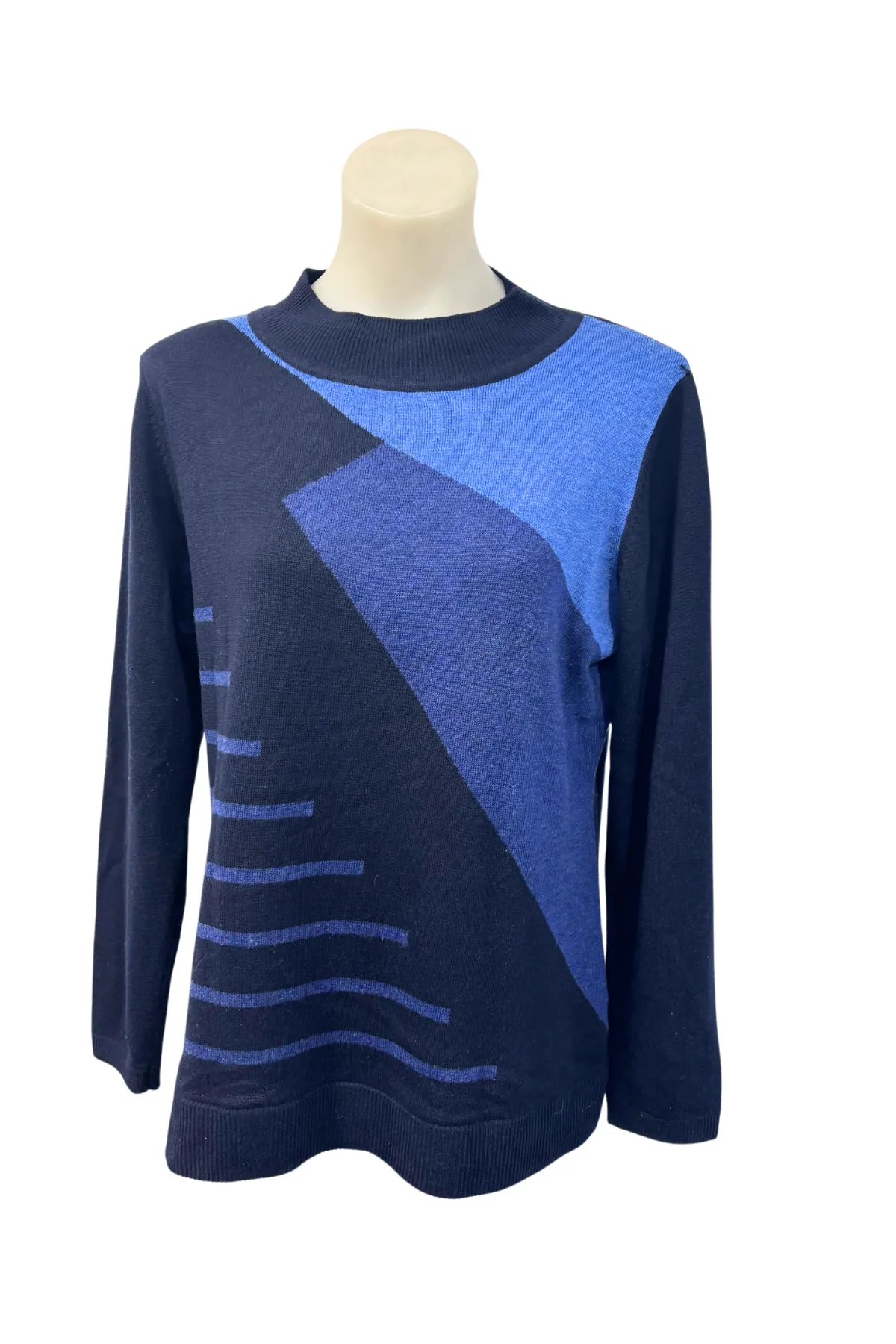 Twin Lakes shades of blue jumper, M/L