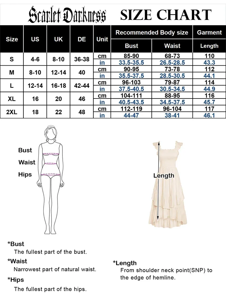 Women Off Shoulder Ruffle Sleeve Layered Pocket Dress