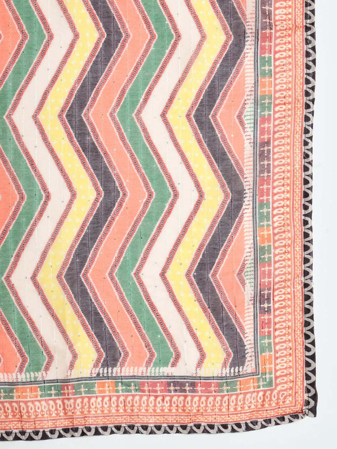 Women's Black Rayon A-Line Ethnic Sets