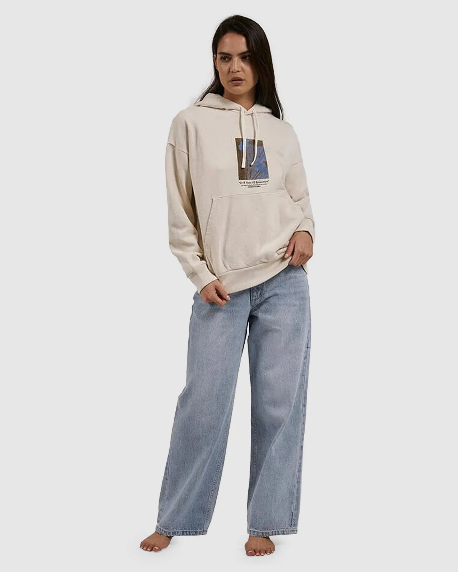 WOMENS RELAXATION STATION FLEECE HOODIE