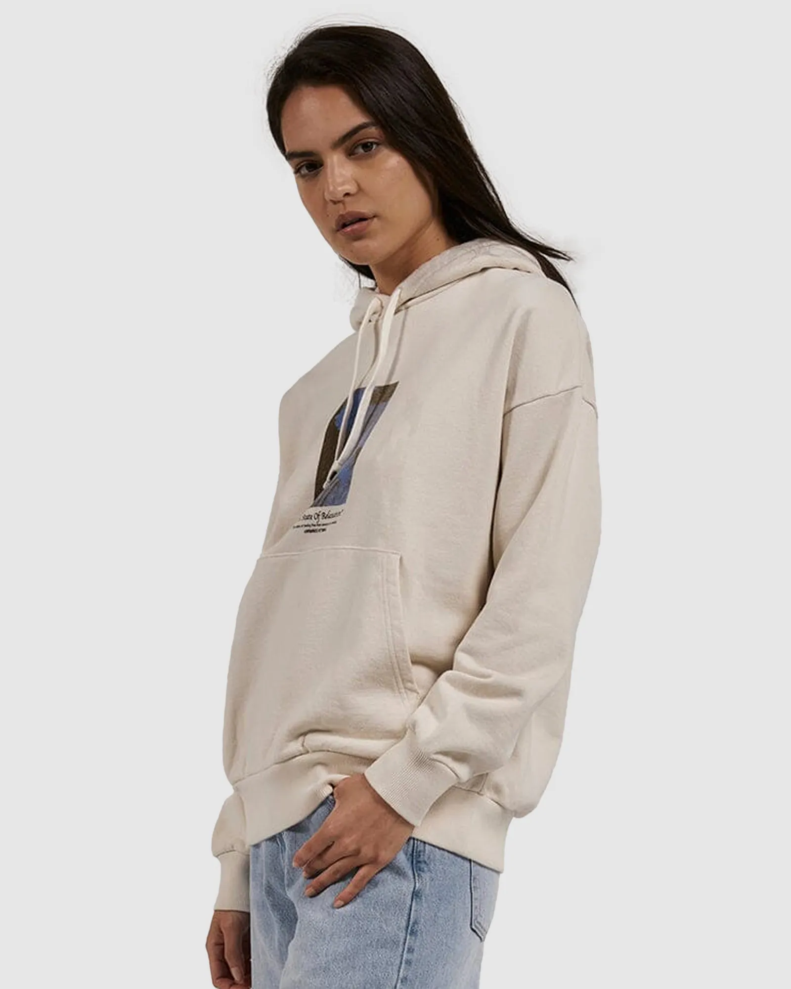 WOMENS RELAXATION STATION FLEECE HOODIE